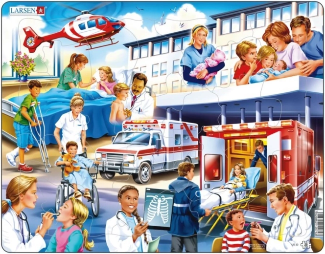 Puzzle Larsen hospital 25 piezas