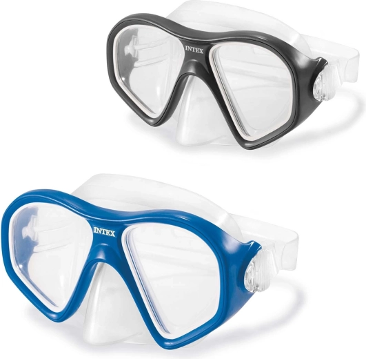 Máscara de natación y esnórquel INTEX Reef Rider azul