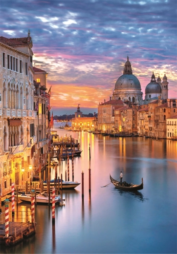 Puzle 500 piezas Venecia iluminada