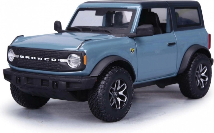 Modelo metálico azul para montar Ford Bronco Badlands