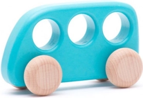 Bajo autobús azul claro para niños