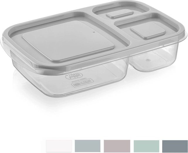 Recipiente Smart para alimentos con compartimentos 1,15 l (mix de colores)