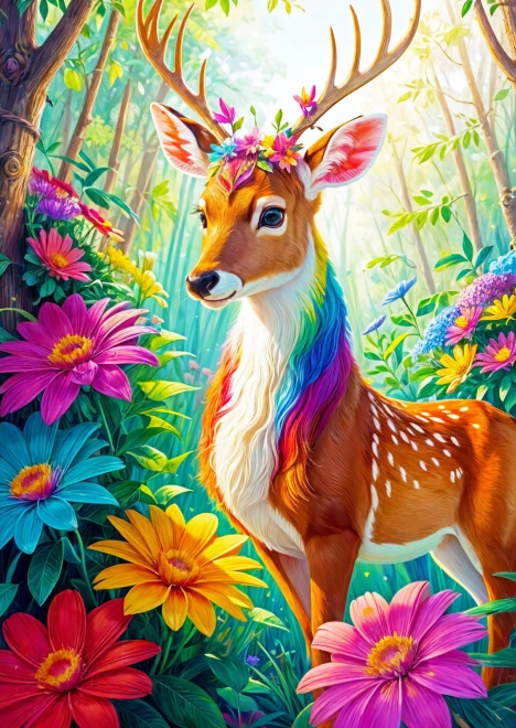 Disfruta del puzzle Ciervo Mágico de 1000 piezas