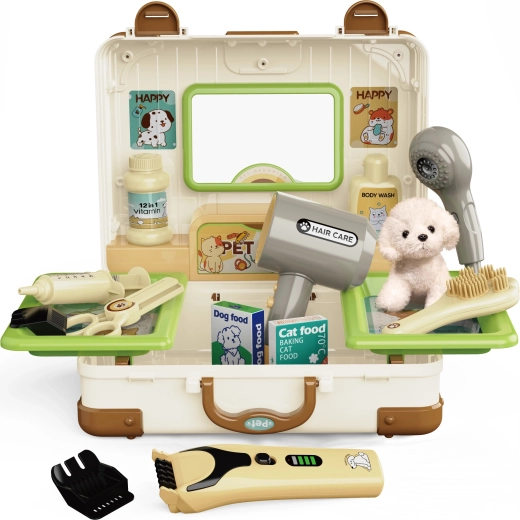 Salón para perros en maletín - 1 unidad