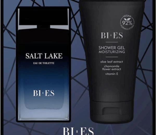 Bi-Es Salt Lake set de regalo para hombre – agua perfumada y gel de ducha