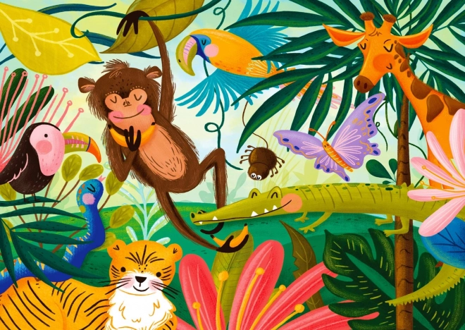 ENJOY Puzzle En la jungla 1000 piezas