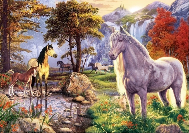 Puzzle ART PUZZLE Caballos ocultos 1000 piezas