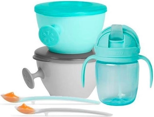Set de alimentación Easy-Feed Verde azulado/Gris