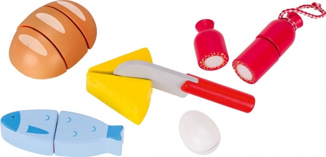 Goki set de corte de delicias de madera