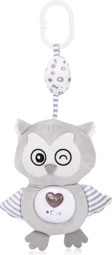 Juguete de peluche para cochecito y cuna con melodías CHIPOLOINO Owl
