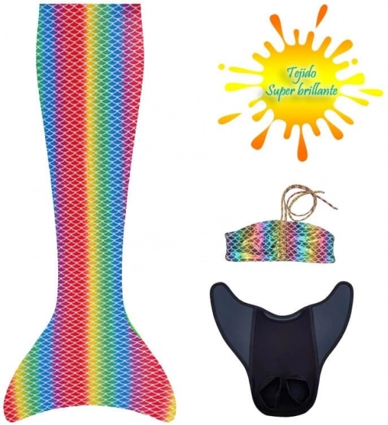 Monoplaca Aquaris con motivo de Hawái y bikini