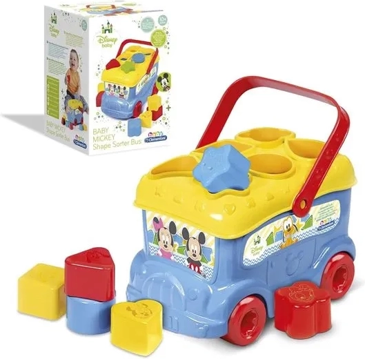 Clementoni Baby Autobús encajable Disney Mickey