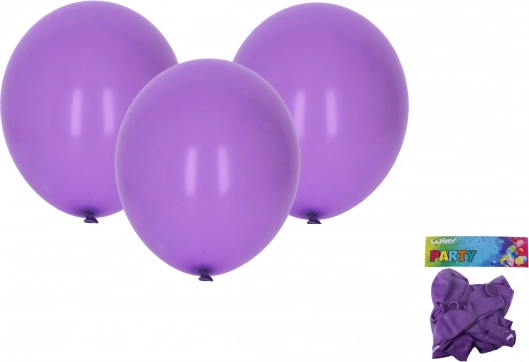 Globo inflable morado 30 cm - set de 10 uds