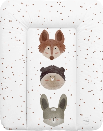 Ceba Baby colchón cambiador blando para cómoda basic cute animals 50 × 70 cm