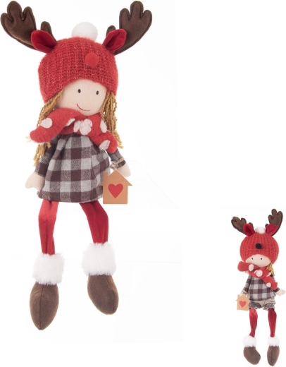 Muñeco/a de peluche niña o niño 51 cm sentado