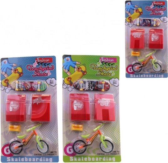 Skateboard para dedos con rueda