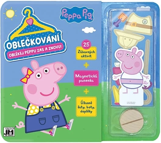Vestir a Peppa Pig – conjunto de moda magnético