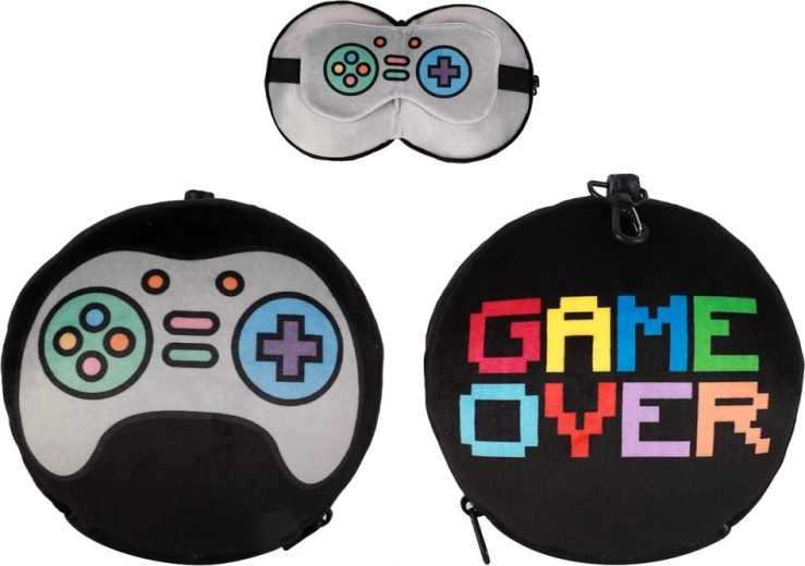 Almohada de viaje con máscara Let's Play