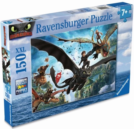 Puzle Cómo entrenar a tu dragón, 150 piezas
