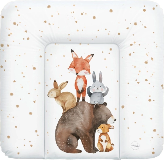 Ceba Baby cambiador blando Basic Forest Friends 75 × 72 cm