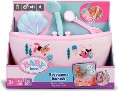 BABY born bañera mágica tv