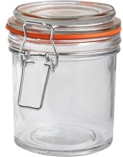 Tarro de cristal con cierre hermético de clip TORO 290 ml