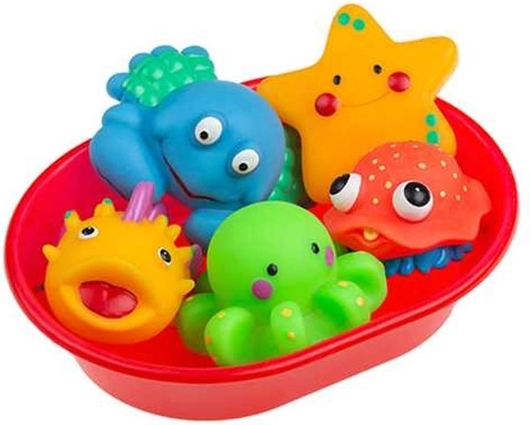 Animalitos marinos para la bañera Tullo – set de 5 uds