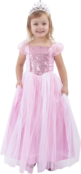Disfraz infantil de princesa rosa (S)
