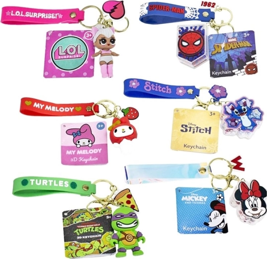 Colgante de moda para bolso con diseño de licencia - 1 unidad