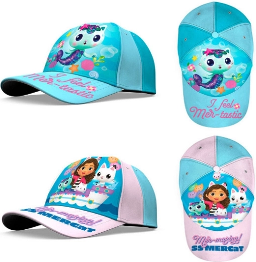 Gorra con visera La Casa de Muñecas de Gabi, 100% algodón, talla infantil universal 52/54