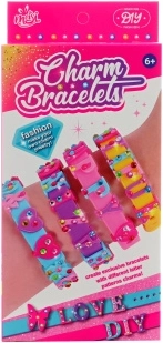 Set creativo para hacer pulseras con letras y pedrería