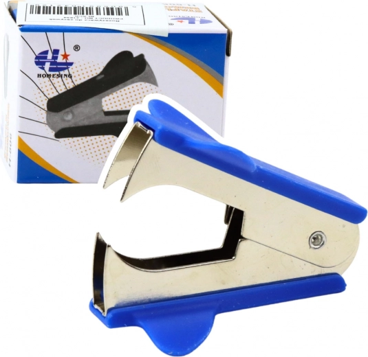 Extractor de grapas metálico azul