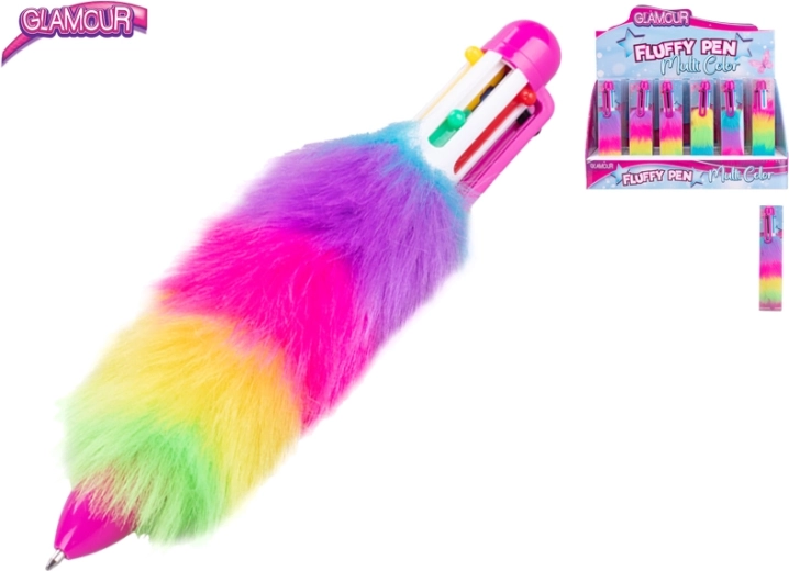 Set de bolígrafos glamour peludos, 24 uds.