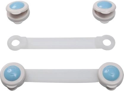 Seguros infantiles para cajones y frigoríficos Baby Ono, blancos, 2 uds