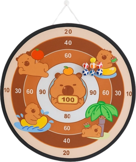 Diana grande de 73,5 cm con adorables capibaras