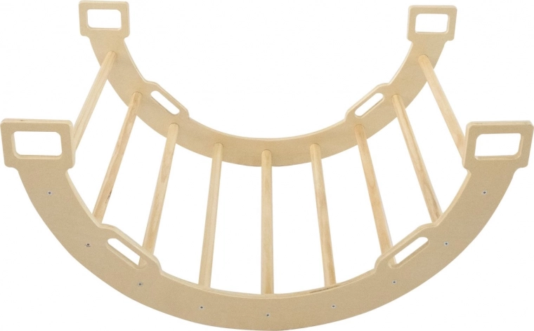 Escalera de madera y columpio con cojín 2 en 1 CHIPOLINO