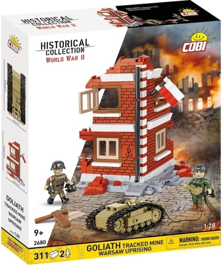 COBI Historical Collection WWII Goliath – mina teledirigida del Levantamiento de Varsovia