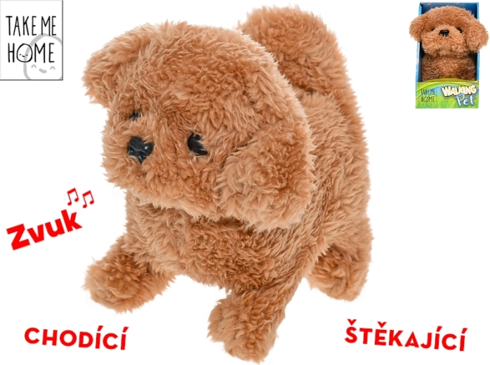 Perrito de peluche interactivo Take Me Home 15,5 cm