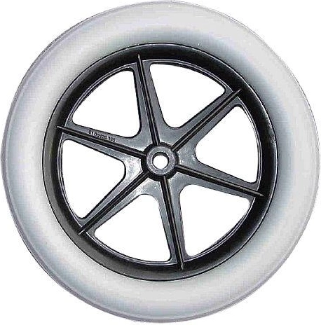 Rueda de repuesto para carro POPULAR con aro de poliuretano 230 × 30 mm