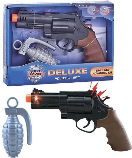 Pistola y granada policiales Sparkys