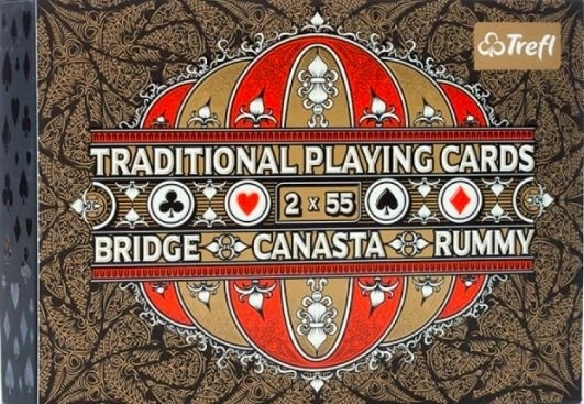 Cartas de juego tradicionales 2x55 naipes