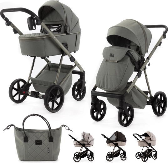 Adamex delta natura taupe cochecito combinado 2 en 1