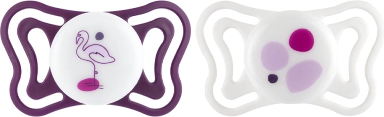 Chupetes Chicco Physioforma Light ortodónticos de silicona, rosa, 16–36 m, 2 uds.