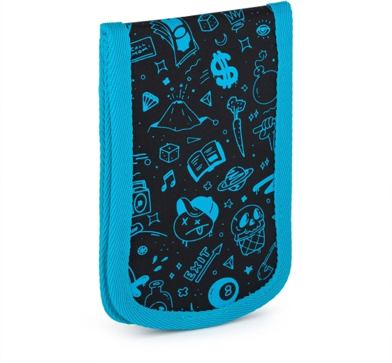 Bolsita para el cuello Topgal Vega con motivo doodle art