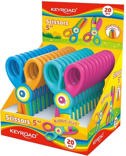 Tijeras infantiles de seguridad KEYROAD 12,5 cm