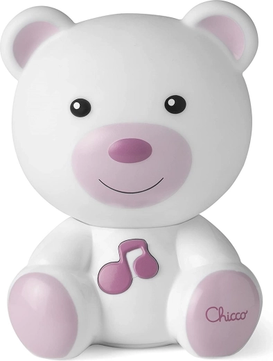 Chicco luz nocturna con música osito rosa