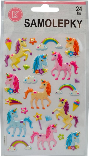 Pegatinas de unicornios 24 uds.