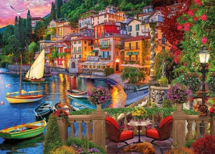 Puzzle Lago de Como 1000 piezas GIBSONS