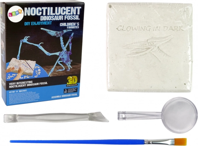 Kit arqueológico con excavación de esqueleto de dinosaurio - Pteranodon