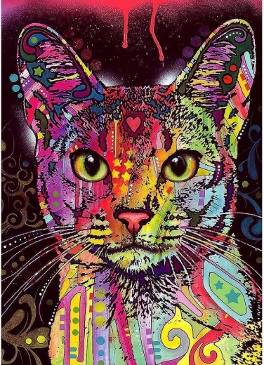 Puzle de 2000 piezas Gato abisinio
